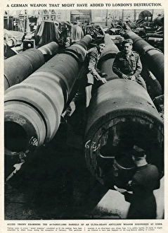 German weapons found in Essen 1945 German weapons found in Essen 1945