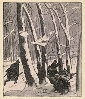 World War One History Photos Prints: Germans in Snow