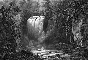 German Cascade Photography Prints: Geroldsau Wasserfall