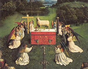 The Ghent Altarpiece or Adoration of the Mystic Lamb The Ghent Altarpiece or Adoration of the Mystic Lamb