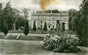 Prints of Gilmonby Hall, Bowes, near Barnard Castle, County Durham, England. Date: 1916 County Durham Prints: Gilmonby Hall Print, County Durham, 1916