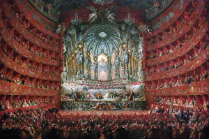 Giovanni Paolo Panini (1691-1765). Musical party given by Ca Giovanni Paolo Panini (1691-1765). Musical party given by Ca
