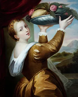 Girl with a Platter of Fruit after Titian formerly Lavinia a Girl with a Platter of Fruit after Titian formerly Lavinia a