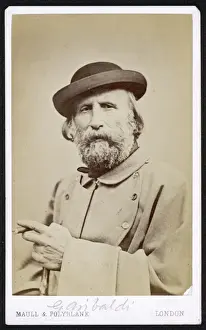 Giuseppe Garibaldi Print - Portrait of Italian Statesman