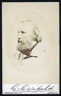 Historical Figure Prints: Giuseppe Garibaldi / Cdv