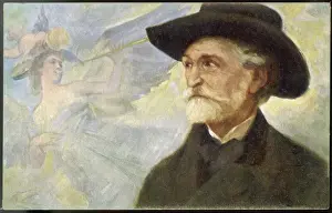 Giuseppe Verdi Print - Italian Composer Portrait