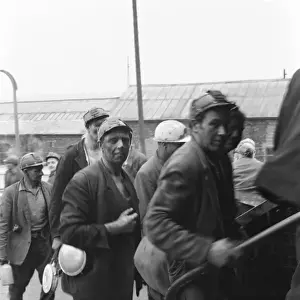 Glapwell Colliery Print: Miners Emerging from the Pit