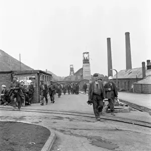 Glapwell Colliery Print, Black and White Photograph