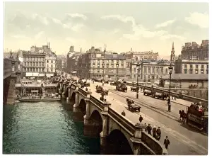 Glasgow Prints: Glasgow Bridge Print, Late 19th Century