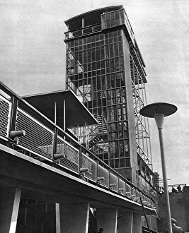Glass Tower at the Festival of Britain, South Bank, London Glass Tower at the Festival of Britain, South Bank, London