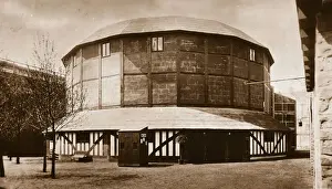 Theatre Prints: Globe Theatre Print at Shakespeares England Exhibition