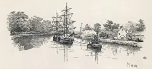 Maritime Heritage UK Prints: Gloucester Ship Canal
