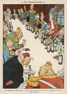 Vintage Military Posters Prints: The God of War / 1909