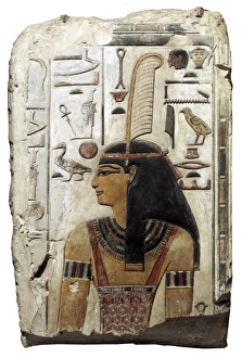 Goddess Maat. 1312 -1298 BC. Represented with Goddess Maat. 1312 -1298 BC. Represented with