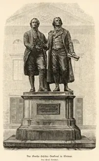 German Historical Landmarks Prints: Goethe Monument