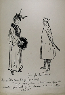Going to the Front - WWI black humour Going to the Front - WWI black humour