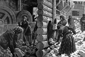 Gold Shovelled like Coal. A Curiosity of a Siberian Mine.Spa Gold Shovelled like Coal. A Curiosity of a Siberian Mine.Spa