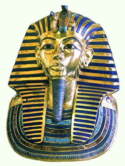 Golden Mask of Egyptian Pharoah Tutankhamun Golden Mask of Egyptian Pharoah Tutankhamun