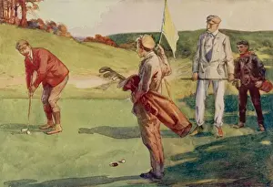 Historical Golf Images Prints: Golf / Putting