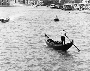 Venice Waterways Prints: A GONDOLA