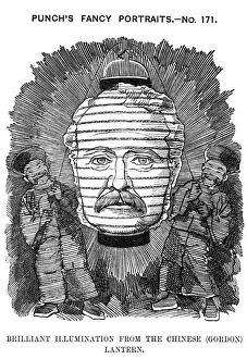 Military Commander History Prints: Gordon in Punch