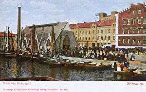 Gothenburg, Sweden - The Fish Hall at the Fish Market Gothenburg, Sweden - The Fish Hall at the Fish Market