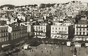 Government Square and the Casbah, Algiers, Algeria Government Square and the Casbah, Algiers, Algeria