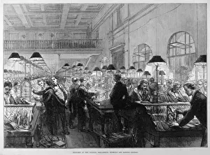 General Post Office London Prints: Gpo Sorting, 1875