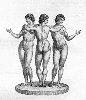 Greek Mythology Artwork Prints: The Three Graces