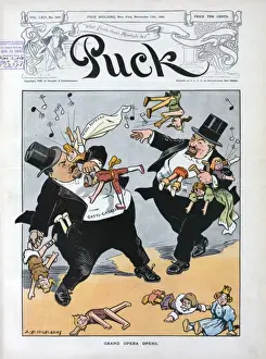 Vintage Opera Illustration Prints: Grand opera opens