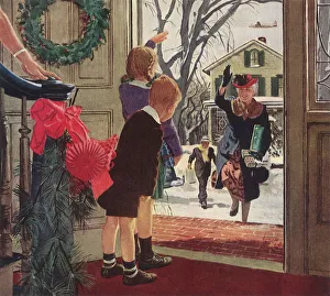 Grandparents Visit at Christmas Date: 1948 Grandparents Visit at Christmas Date: 1948