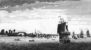 Gravesend Sailing Vessels Print, circa 1790