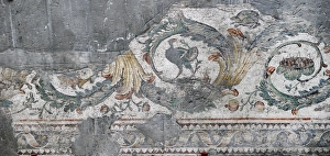 Great Palace Mosaic Museum. Byzantine style. Istanbul. Turke Great Palace Mosaic Museum. Byzantine style. Istanbul. Turke