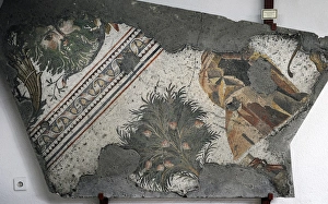 Great Palace Mosaic Museum. Byzantine style. Istanbul. Turke Great Palace Mosaic Museum. Byzantine style. Istanbul. Turke