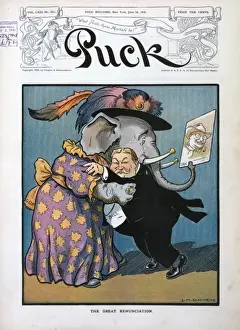Republican Elephant Cartoon Prints: The great renunciation