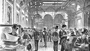 The Great Room of Lloyds of London, 1890 The Great Room of Lloyds of London, 1890