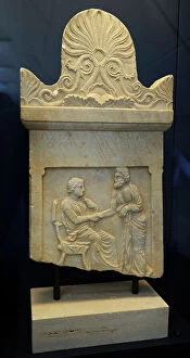 Parting Collection: Greek Art. Gravestone. Attica. 400-350 BC. Greece