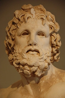 Greek Art. Greece. Bust of Asclepius. Pentelic marble. Bust Greek Art. Greece. Bust of Asclepius. Pentelic marble. Bust