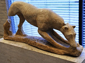 Greek art. Hunting dog. About 360 BC Greek art. Hunting dog. About 360 BC