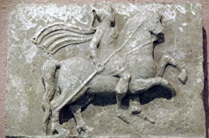 Greek art. Relief. Horseman. 3rd century BC. From Apollonia Greek art. Relief. Horseman. 3rd century BC. From Apollonia
