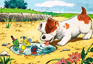 Gregory Grasshopper Print from Jack and Jill (date unknown)