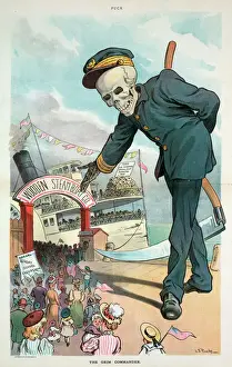 The Grim Commander Steamboat Print, 1904
