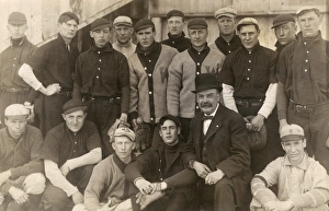 Group photo of a baseball team, Wisconsin, USA Group photo of a baseball team, Wisconsin, USA