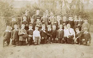 Group photo, boys and men at a bowling club Group photo, boys and men at a bowling club