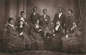 Group photo, Jubilee Singers of Fisk University, USA Group photo, Jubilee Singers of Fisk University, USA