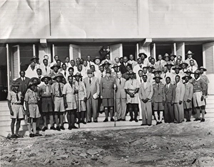 Group photo of scouts and others, Ghana, West Africa Group photo of scouts and others, Ghana, West Africa