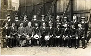 Yorkshire England History Prints: Group of Working Class Men, Yorkshire