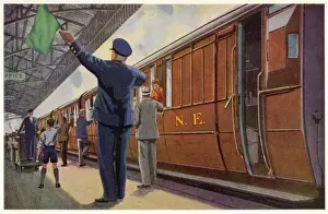 North Eastern Railway Prints: GUARD (1930S)