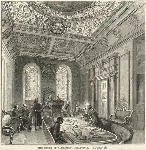 Guildhall Aldermen Print: The Court of Aldermen