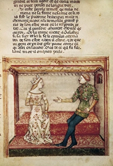 Guinevere and Galaad. Fol. 6 of the anonymous Guinevere and Galaad. Fol. 6 of the anonymous